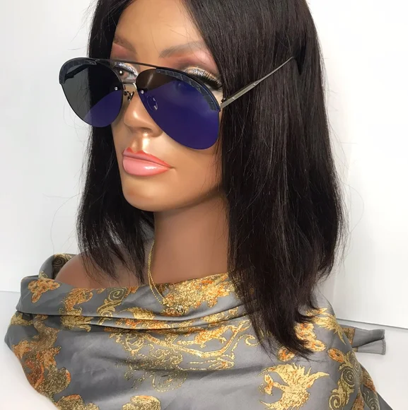 ?original Bottega Veneta Blue Pilot Unisex Sunglasses BV0242S 003 63. Bottega Veneta BV1273S 003 63 Sunglasses | Bassol Optic  main image 4